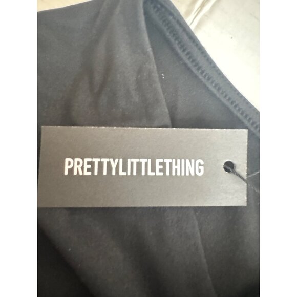 2/$30 NWT PrettyLittleThing 6 Black Bodycon Cut-Out Long Sleeve Mini Dress - Picture 15 of 16
